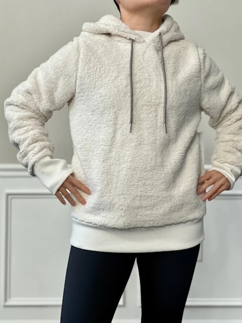 Athleta | Cream Tugga Sherpa Hoodie